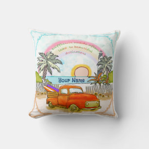 Truck Surfer Lighthouse pillow