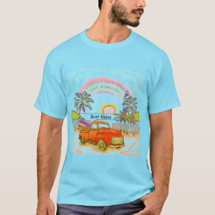  Truck Surfer Lighthouse T-Shirt