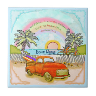 Truck Surfer  lighthouse tile