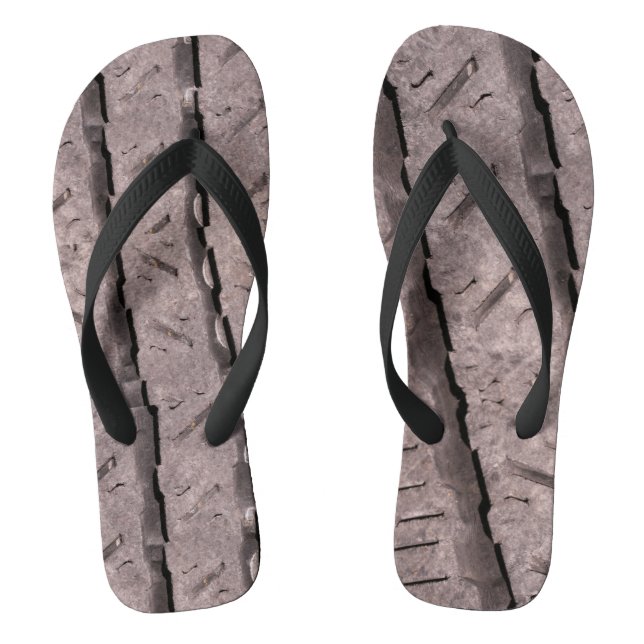 Truck Tire Flip Flops (Footbed)