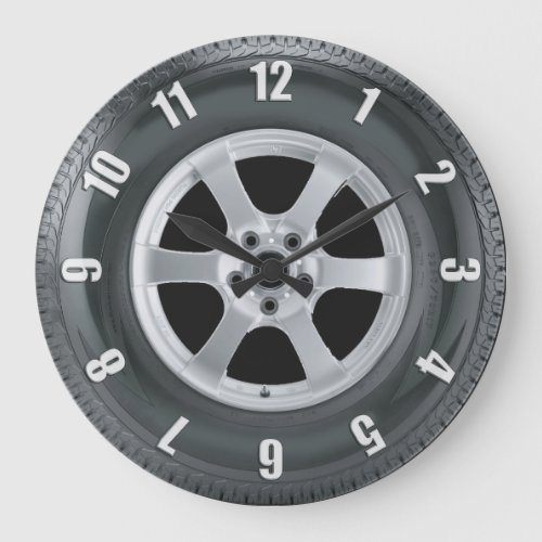 Truck Tire Lorry Tyre Truckers Wall Clock