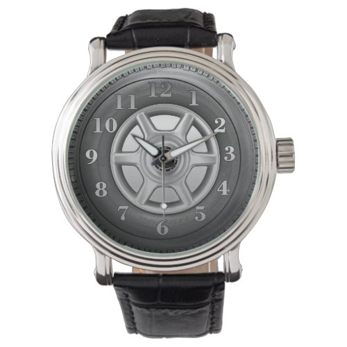 Truck Tire Mens Novelty Watch