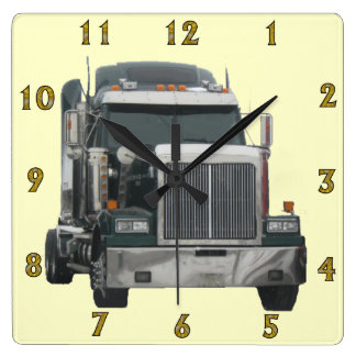 Truck Tractor Wall Clock