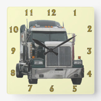 Truck Tractor Wall Clock