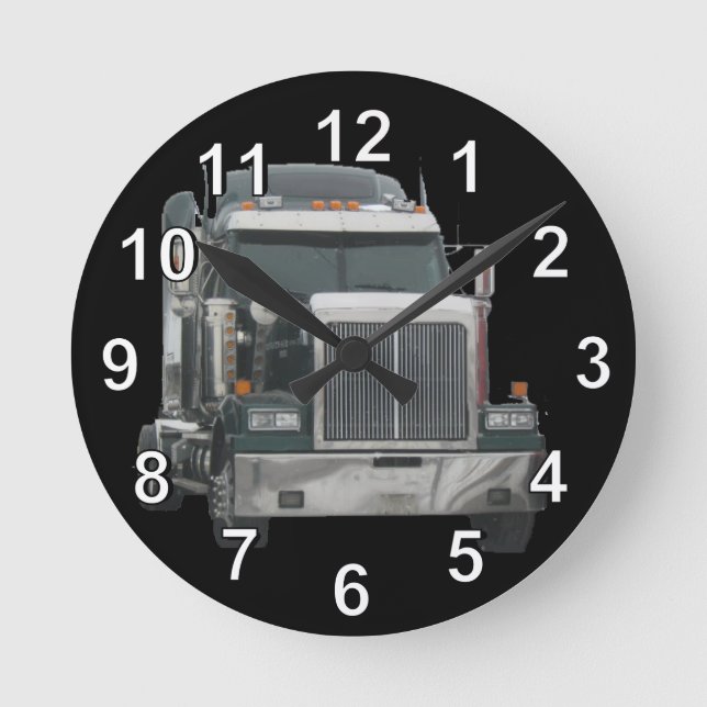 Truck Tractor Wall Clock (Front)