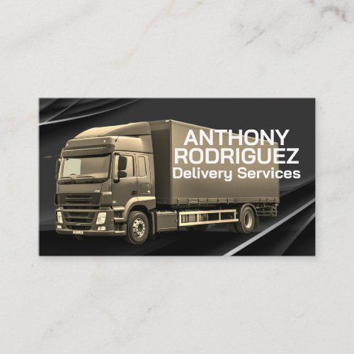 Truck Transport | Delivery Services Business Card