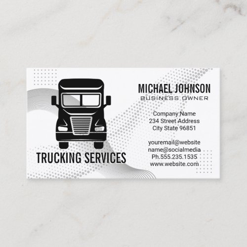 Truck Transport Logo | Shipping | Freight Business Card