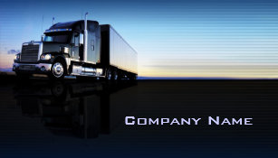 Transportation Business Cards Zazzle Truck Transportation Logistics Business Card