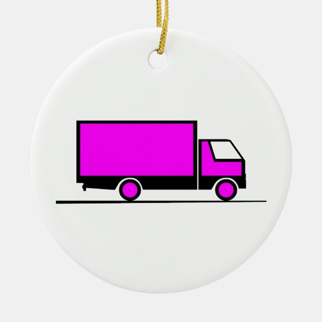 Truck - Truck (06) Ceramic Ornament (Front)