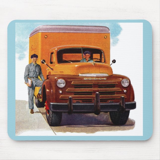 truck truckers truckin' mouse pad (Front)
