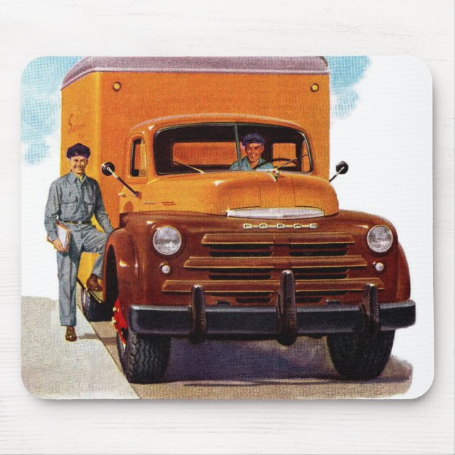 truck truckers truckin' mouse pad (Front)
