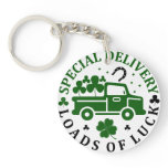 Truck with clovers St. Patricks Day