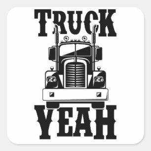 Truck Yeah  Square Sticker