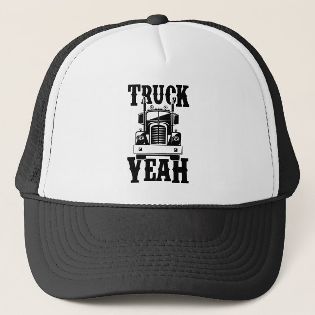 Truck Yeah  Trucker Hat (Front)