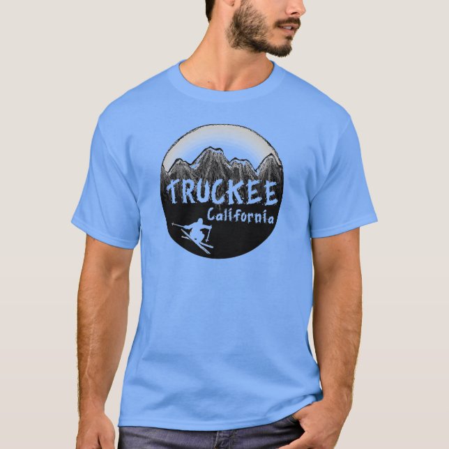Truckee California artistic skier T-Shirt (Front)