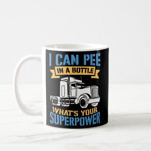 Trucker Accessories For Truck Driver Diesel Trucke Coffee Mug
