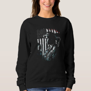 trucker American Big Rigs Diesel Truck Driver 31 Sweatshirt