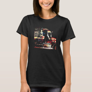 trucker American Big Rigs Diesel Truck Driver 77 T-Shirt
