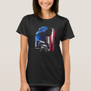 trucker American Big Rigs Diesel Truck Driver 79 T-Shirt