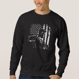 trucker American Big Rigs Diesel Truck Driver  94 Sweatshirt