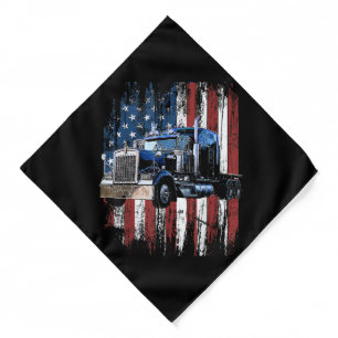 Trucker American Flag Truck Driver Truck Driver Gi Bandana