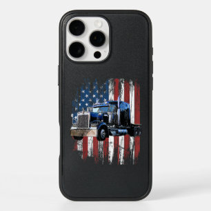 Trucker American Flag Truck Driver Truck Driver Gi iPhone 16 Pro Max Case