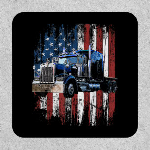 Trucker American Flag Truck Driver Truck Driver Gi Patch