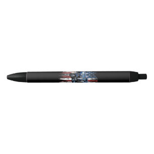 Trucker American Flag Truck Driver Truck Driver Gi Pen
