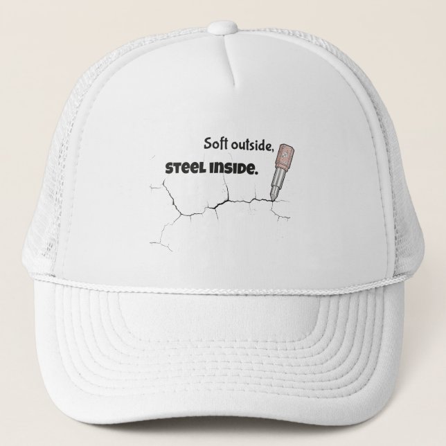 Trucker Cap | Inspirational Women Strength Hat (Front)