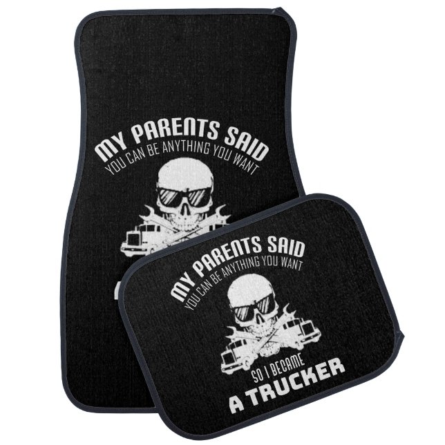 Trucker Car Floor Mat (Set)