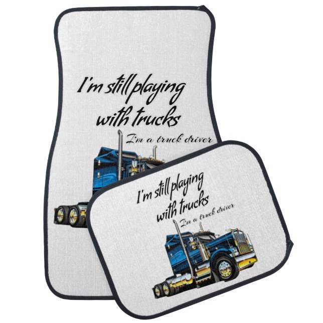 Trucker Car Floor Mat (Set)