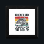 Trucker Dad Like a Regular Dad But Cooler Shirt_1 Gift Box<br><div class="desc">Trucker Dad Like a Regular Dad But Cooler Shirt_1</div>