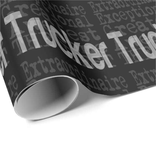 Trucker Extraordinaire Wrapping Paper (Roll Corner)