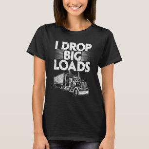 Trucker For Men Women Semi Truck Driver T-Shirt