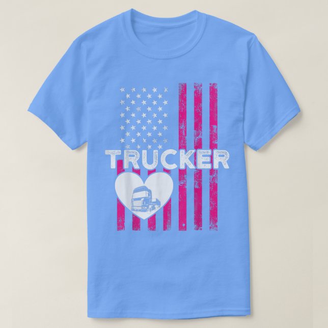 Trucker Funny Truck Driver 3007 T-Shirt (Design Front)