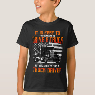 Truck Driver Vintage T-shirt, Trucker Shirts, I Just Dropped A Load Shirt Truck  Driver Cab Accessories Trucker Men's T-shirt 