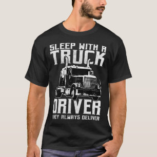 Trucker Gifts Tractor Trailer Truck 18 Wheeler Sle T-Shirt