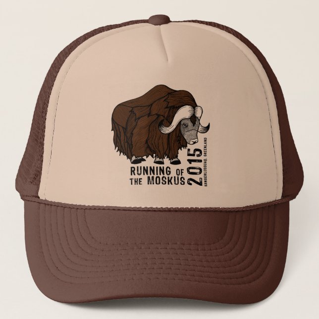 Trucker Hat- 2015 Running of the Moskus Hat (Front)