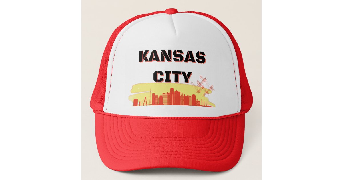 KC Football Retro Trucker Hat | The Kansas City Clothing Co. Red