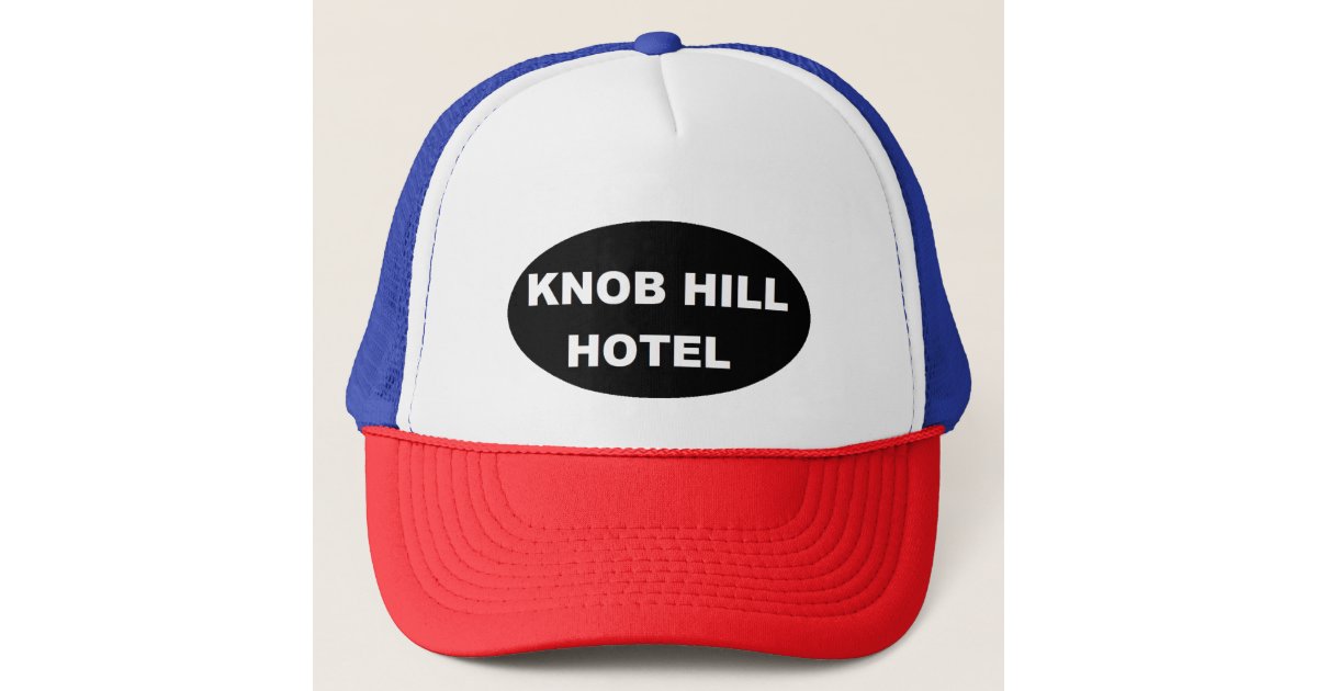 Trucker Hat Knob Hill Hotel Scarborough Zazzle