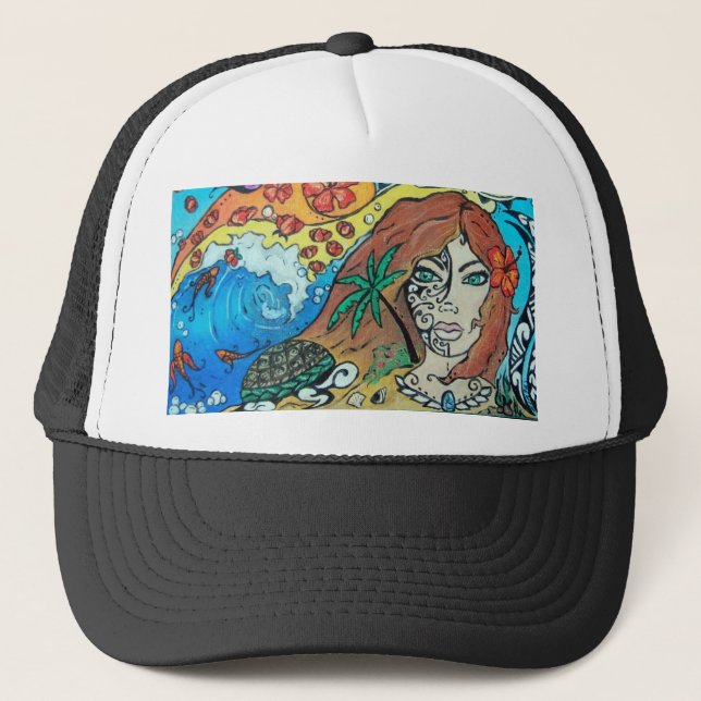 Trucker Hat - Mother Earth Polenesia (Front)