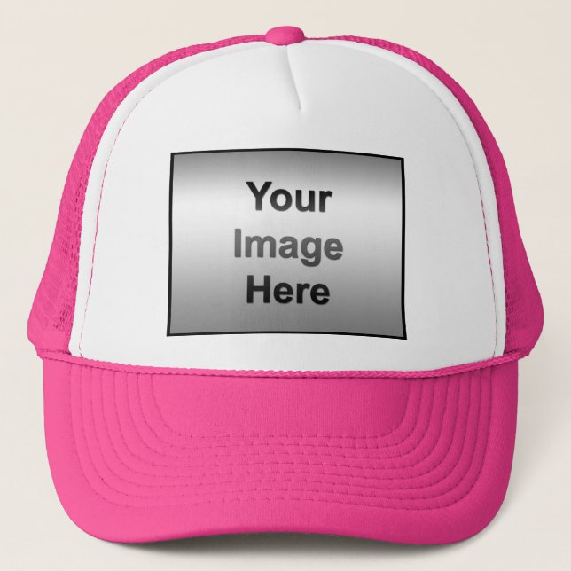 Trucker Hat Pink (Front)