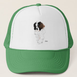 Trucker Hat : Saint Bernard Dog