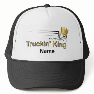 Trucker Hat - "Truckin' King" Cab-over Semi