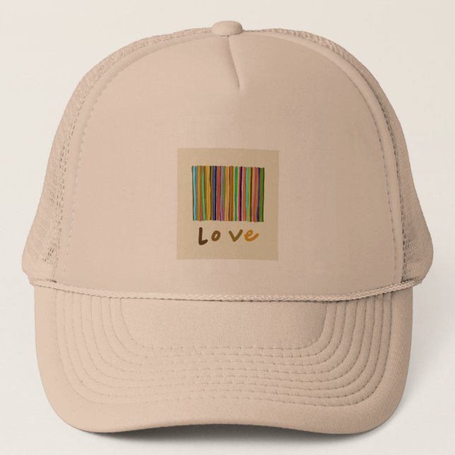 Trucker Hat with "love" (Front)