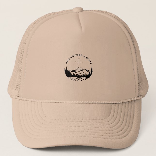 Trucker Hats Advanture Await (Front)