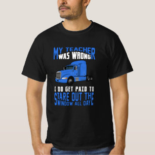 Trucker Love Truck Driver Trucks Funny Gift Idea T-Shirt