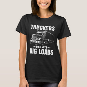 Trucker Men Truck Driver Husband Semi Trailer 3 T-Shirt