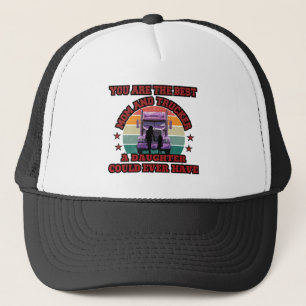 Trucker Mother Daughter Bond Family Road Love Trucker Hat