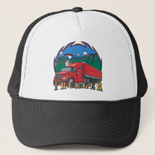 Trucker Mountain Scene Hat